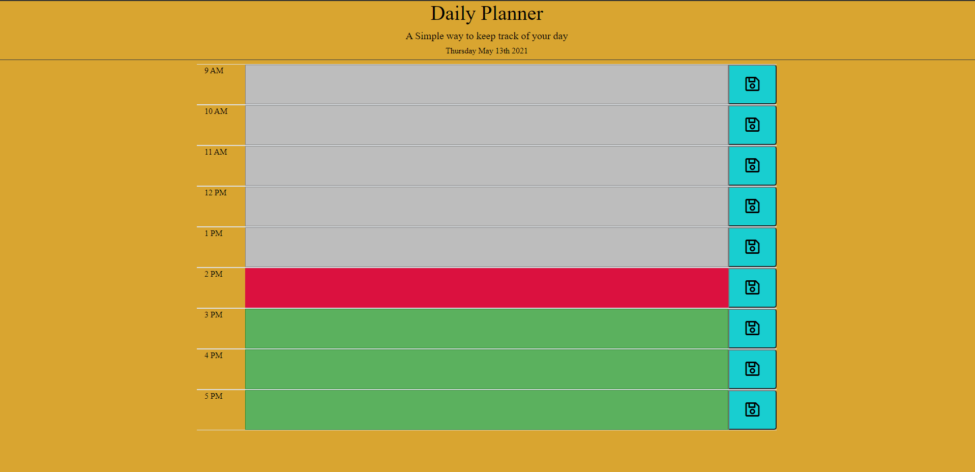 daily planner